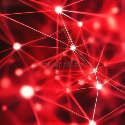 vibrant-red-abstract-background-featuring-intricate-neural-networks-radiant-light-beams-vibrant-red-abstract-background-371426623-3261383086